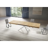 thumbnail of Itamoby Tavolo allungabile 90x200/460 cm Niket quercia natura gambe bianche