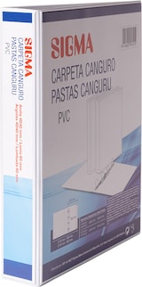 thumbnail of Carpeta Canguro 4 anillas 40 mm Portada personalizable