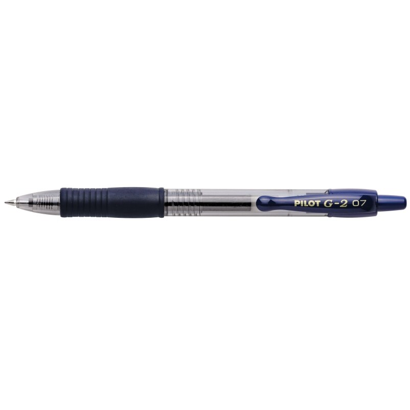 PILOT - Ecriture - Stylo bille encre gel rétractable G-2 moyen bleu nuit