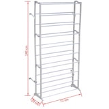 thumbnail of Schuhregal für 40 Paar Schuhe Schuhschrank 140cm