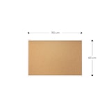 thumbnail of ALLBoards Lavagna in Sughero con Cornice Bianco in Legno 90x60cm, Bacheca Sughero per Puntine Spille Memoboard