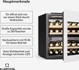 thumbnail of Klarstein Rhone 36 Duo Weinkühlschrank | 36 Flaschen | LED-Steuerung | Push-to-Open | leise Weiß
