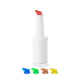 thumbnail of Botella para almacenar y verter, BarUp, rojo, 0,8L, Blanco, ⌀90x(H)300mm