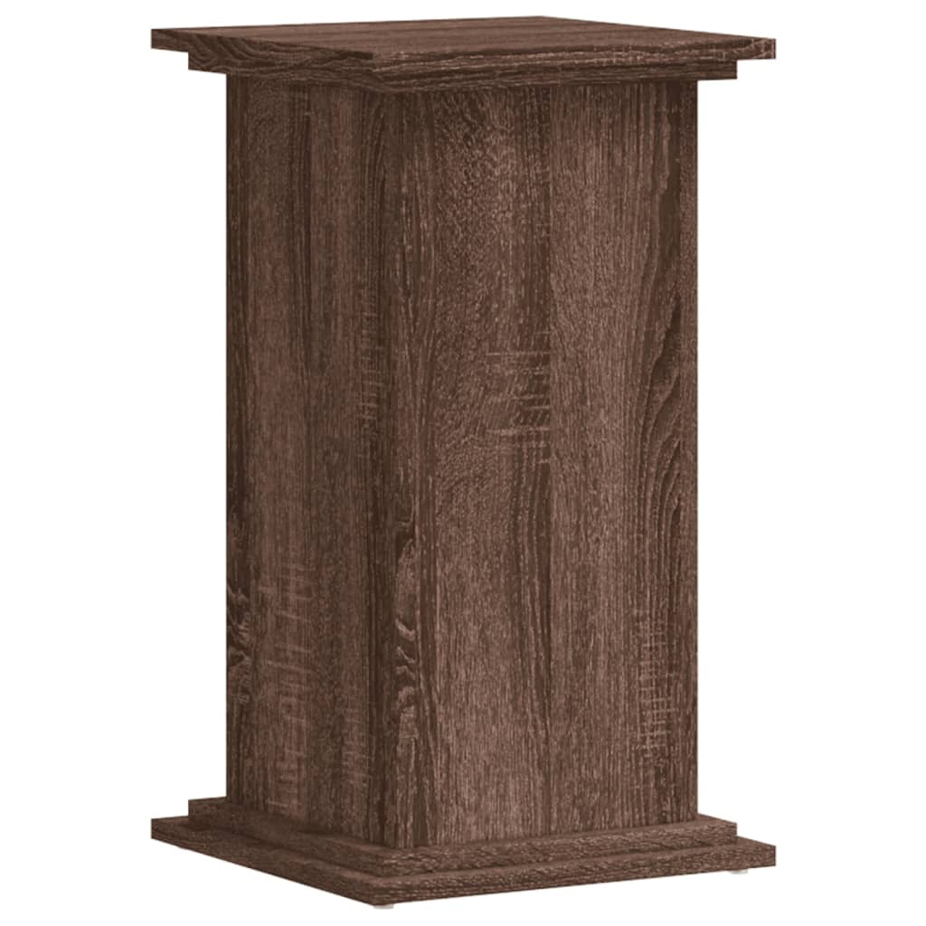 vidaXL Pflanzenständer Braun Eichen-Optik 33x33x60 cm Holzwerkstoff