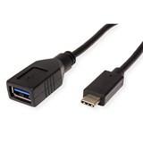 thumbnail of ROLINE USB 3.2 Gen 1 Kabeladapter, USB Typ C - A, ST/BU, OTG, schwarz, 0,15 m