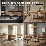 thumbnail of ML-Design Esszimmerstühle 4er Set Braun, Teddystoff, Wohnzimmerstuhl mit Armlehnen, 360° drehbar, Drehstuhl Polsterstuhl Loungesessel Küchenstuhl
