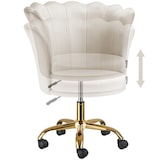 thumbnail of tectake sedia da scrivania Stella in velluto,imbottita,doppie ruote - 405918