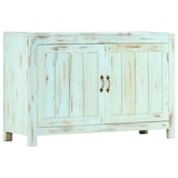 thumbnail of vidaXL Sideboard Hellblau 110×35×70 cm Massivholz Mango