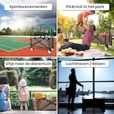thumbnail of IvoQ Opvouwbare Bolderkar – Bruin – Stevig Stalen Frame – Draagvermogen 80 kg – Compact & Lichtgewicht – Ideaal voor Strand, Camping, Tuin & Boodschap