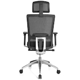 thumbnail of Silla de oficina / Sillón de oficina ASTRA LUX en malla negro/negro hjh OFFICE
