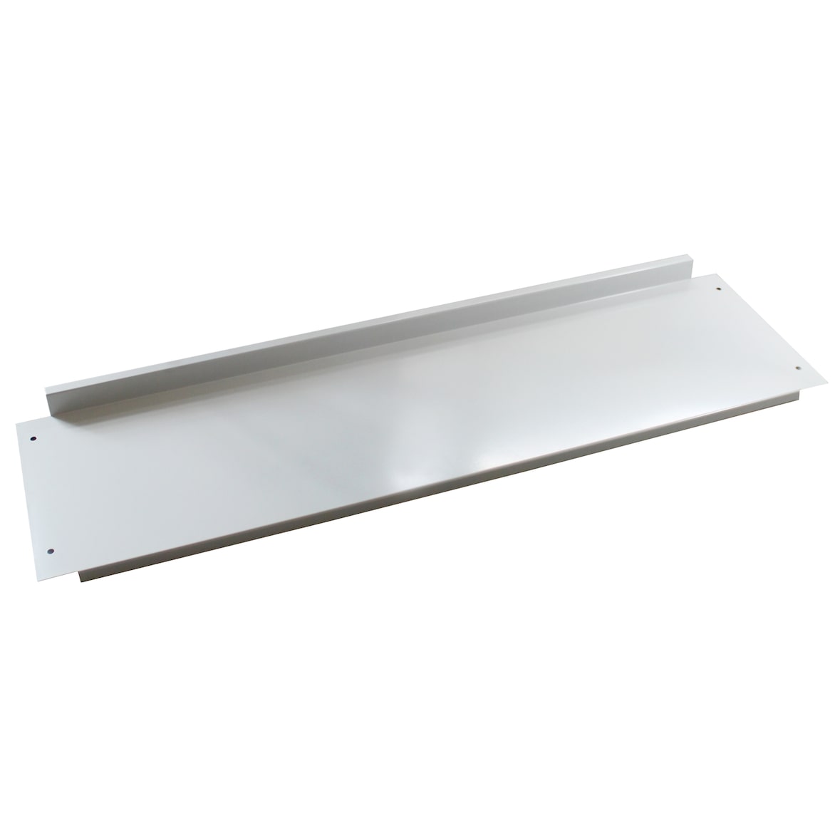 PROREGAL Ablageboden für Werkbank Rhino| BxT 125x60cm | Mit Sicherheitsabkantungen | Lichtgrau