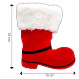 thumbnail of Nikolausstiefel rot 16x11x18cm Weihnachten Deko / Geschenkverpackung