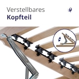 thumbnail of Lattenrost 140x200 | 7 Komfortzonen | verstellbarer Kopf | Lattenrahmen aus Buche | Federholzrahmen Made in Germany | Lattenrost Selbstmontage