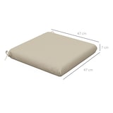thumbnail of Conjunto de cojines para sillas de comedor 47x47x7 cm juego de 4 piezas cojines para sillas de jardín impermeable y protección UV 50+