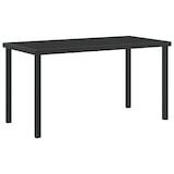 thumbnail of vidaXL 5-teiliges Gartenset mit Kissen in Schwarz aus Poly Rattan