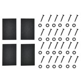 thumbnail of HELLOSHOP26 - Set di 2 gambe per tavolo rettangolare in metallo 100 cm nero 03_0003667