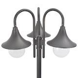 thumbnail of vidaXL Garten-Pollerleuchte E27 220 cm Aluminium 3-Laterne Bronze
