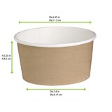 thumbnail of Ecolomique - 50 Pcs - Pot carton rond "Deli" - 600 ml, Diam: 11,4 cm, Hauteur: 8,7 cm - ECO210DELIPOC20