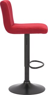 thumbnail of 2er Set Barhocker NUBEL - Samt Rot 41x49x87 cm | Barstuhl Höhenverstellbar Mit Lehne Drehbar Tresenhocker Tresenstuhl Kneipenhocker Kneipenstuhl