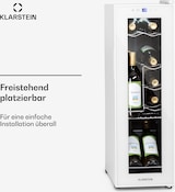 thumbnail of Klarstein Shiraz 12 Slim Uno Weinkühlschrank 32l/12Fl.Touch 85 W 5-18 °C LED Weißes Glas