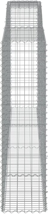 thumbnail of vidaXL Gabionen mit Hochbogen 4 Stk. 400x50x180/200cm Verzinktes Eisen