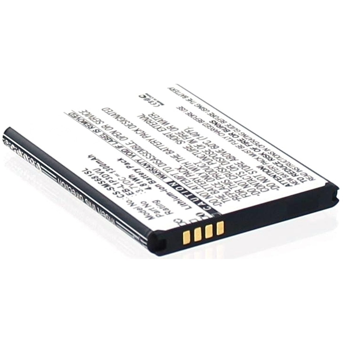 Akku für Samsung Galaxy Ace Duos Li-Ion 3,7 Volt 1300 mAh schwarz