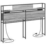 thumbnail of vidaXL Stauraum-Kopfteil mit Regal Grau Sonoma 135 cm Holzwerkstoff