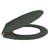 thumbnail of WellHome - Sedile WC in MDF con cerniere in acciaio inox 45x36x5,6 cm, colore Verde Scuro - Asi WC