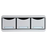 thumbnail of Exacompta 318740D 1x TOOLBOX ladenbox met 3 laden, Office, grijs