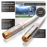 thumbnail of Primewire HDTV Antennenkabel mit 4-fach Schirmung IEC-Stecker zu RF-Buchse / 75 Ohm / 135dB - 1 m