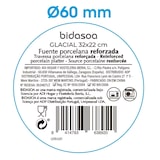 thumbnail of Bidasoa Glacial Fuente Porcelana 32 X 22Cm