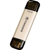 thumbnail of Transcend JetFlash 930C USB-Stick 128 GB Gold TS128GJF930C USB 3.2 Gen 1, USB-C?