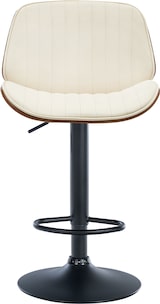 thumbnail of Barhocker Nova Kunstleder walnuss/creme