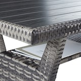 thumbnail of tectake Conjunto de ratán Catania  gris - 404250