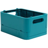 thumbnail of Exacompta Cod. 27034D - Set di 4 Scatole pieghevoli con maniglie The Smart Case mini Skandi - Polipropilene riciclato - F.to A6 - Blu pacifico