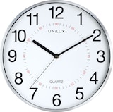 thumbnail of Wanduhr Aria Kunststoff 28,5 cm silber Packung mit 10 Stück