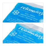thumbnail of Relaxdays Kühlpads, 4er Set, Kalt-Warm-Kompressen, 9 x 15 cm, Erste Hilfe, wiederverwendbare Gelkühlkompressen, blau