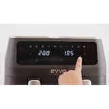 thumbnail of Freidora sin aceite EVVO Tasty Fryer 8L, 8 litros, doble compartimento, multifunción, hasta 200ºC, 2800W