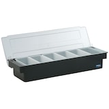 thumbnail of Piazza portacondimenti in plastica con 6 contenitori sostituibili 49 x 15 cm