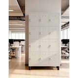 thumbnail of TwinThink Taquillas Vestuario 180cm de 12 Puertas Taquilla Metalica con Llave Taquillas Vestuario 6 Puertas Taquilla Vestuario Metalicas (Gris)