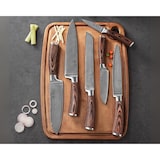 thumbnail of Wakoli Edib 6er Damastmesserset I 8 - 20,5cm Klinge I Pakkaholz