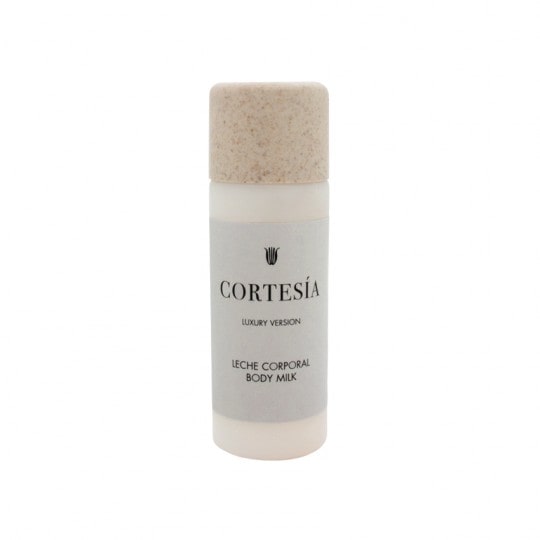CORTESÍA 400 Stk. Körpercreme 30 ml Fläschchen, feuchtigkeitsspendend, frisch, leicht und schnell einziehend, nachhaltiges Hotel-Format.