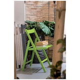 thumbnail of Yelloo - Sedia Libro colore VERDE richiudibile Pieghevole salvaspazio Legno Massello di faggio