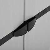 thumbnail of vidaXL Tuinkast met 3 schappen 68x40x168 cm grijs en zwart