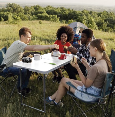 Camping tafels met verstelbare poten - Klaptafel kopen? | Alle typen