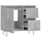 thumbnail of vidaXL Badschrank Betongrau 65x33x60 cm Holzwerkstoff