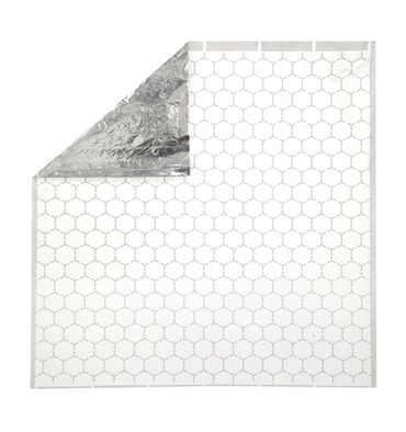 MONOUSO - Envuelta Doble Capa Aluminio y Papel Antigrasa 35x35cm (1.000 Uds)