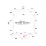 thumbnail of Chambre froide groupe négatif 1800x2100x2200 - Combisteel