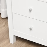 thumbnail of HOMCOM vitrina de salón aparador de cocina con 2 puertas de vidrio templado 3 estantes 2 cajones y bisagras de cierre suave para comedor 80x40x160 cm