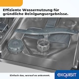 thumbnail of Exquisit Geschirrspüler GSP9109-030E silber | Spülmaschine 45 cm | ECO-Modus | Maßgedecke: 9 | Standgerät